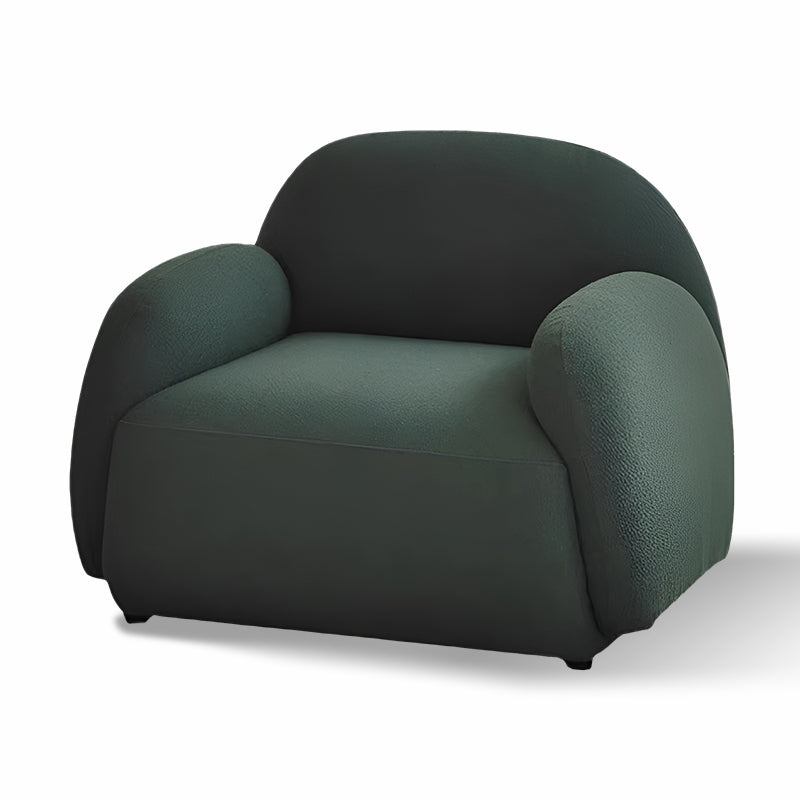 Modern Italian Design Fabric Sofa – Comfortable Single Chair for Living Room