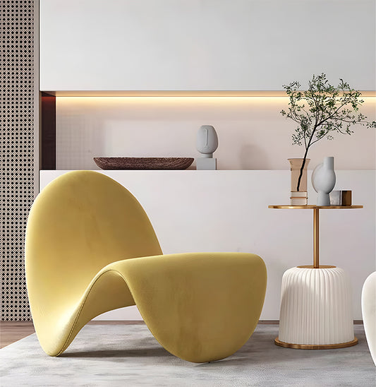 Nordic Designer Tongue Chair – Modern Lazy Sofa for Living Room