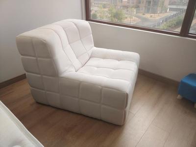Retro Japanese Designer Sofa - Caterpillar Square Casual Single Lazy Chair