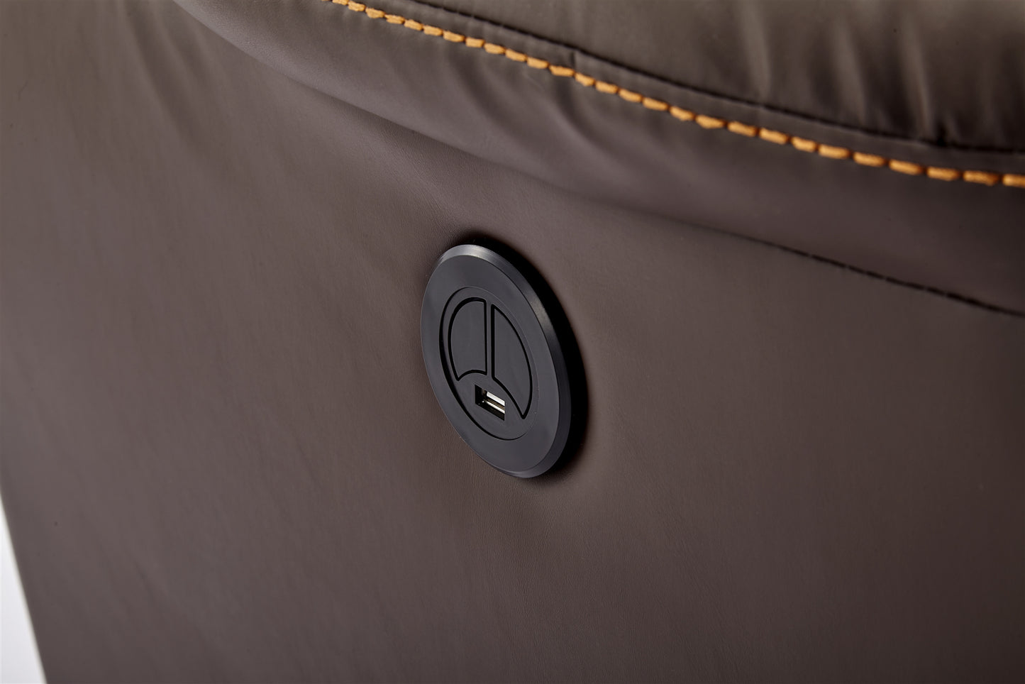 Electric Heated Massage Recliner Chair – Leather Sofa for Home Theater