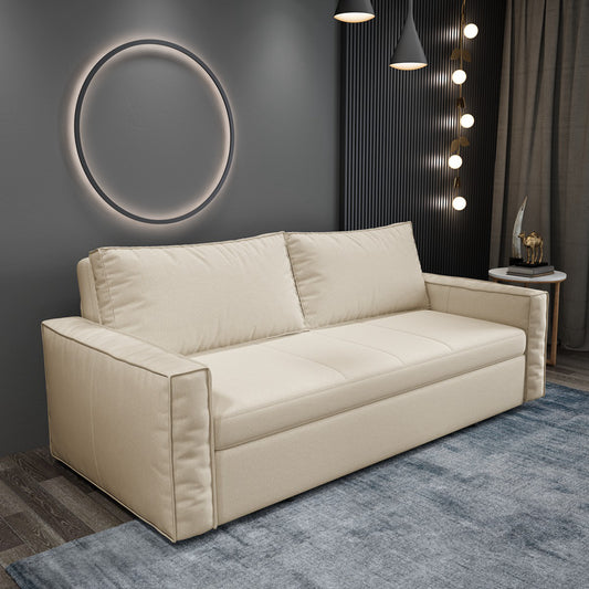 Velvet Folding Sofa Bed with Storage – Modern Convertible Sleeper Chair