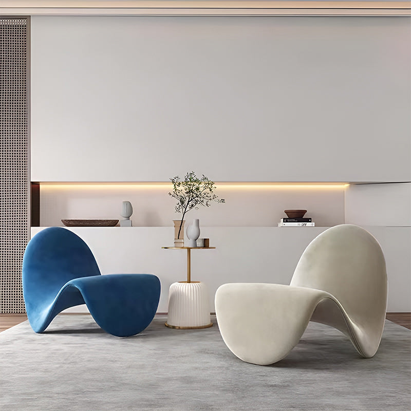 Nordic Designer Tongue Chair – Modern Lazy Sofa for Living Room