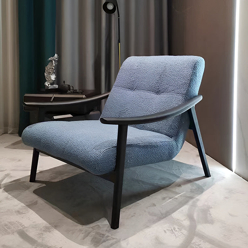 Italian Designer Vintage Leather Chair – Modern Simple Single Sofa