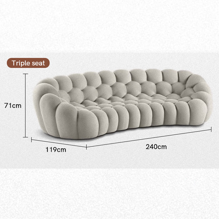 Modern Fabric Combination Sofa – Creative Luxury Lounge for Living Room