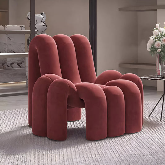 Luxury Nordic Wool Chair – Wood Spider Design, No Armrest for Home & Hotel