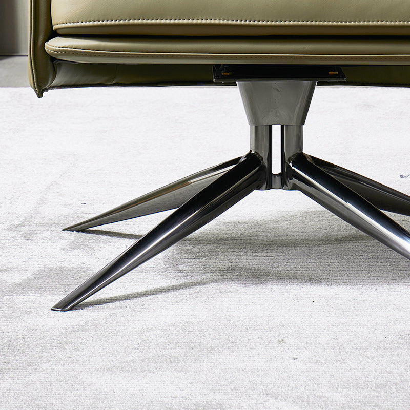 Single Sofa Living Room Furniture Modern Light Luxury Leather Chair