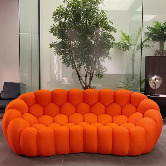 Modern Fabric Combination Sofa – Creative Luxury Lounge for Living Room