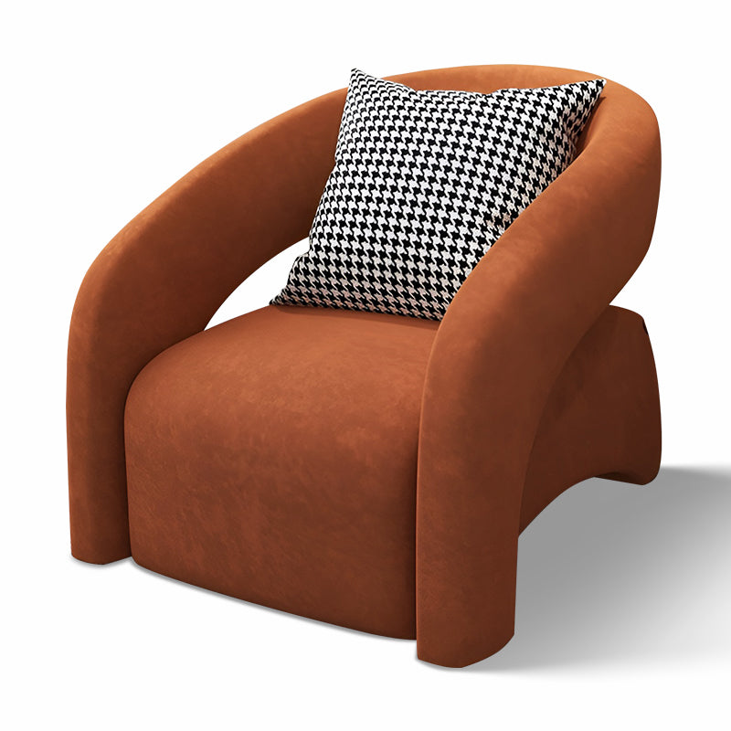 Lamb Velvet Lazy Lounge Chair – Memory Foam Nordic Single Sofa