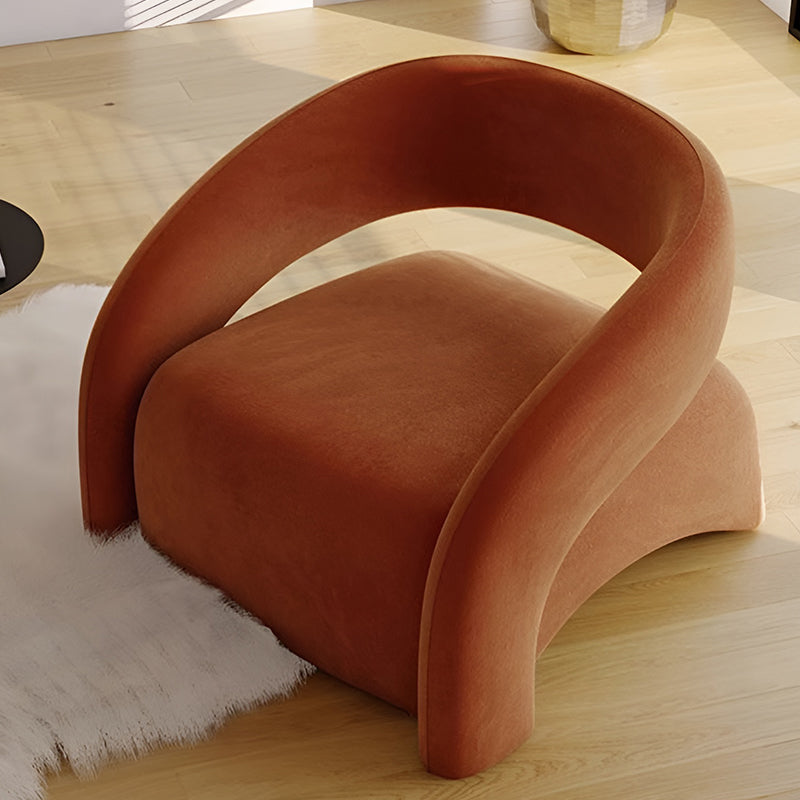 Lamb Velvet Lazy Lounge Chair – Memory Foam Nordic Single Sofa