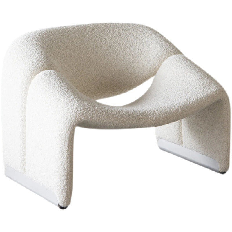 INS Cream Style Sofa Chair - Creative Single Fabric Lazy Seat