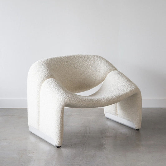 INS Cream Style Sofa Chair - Creative Single Fabric Lazy Seat