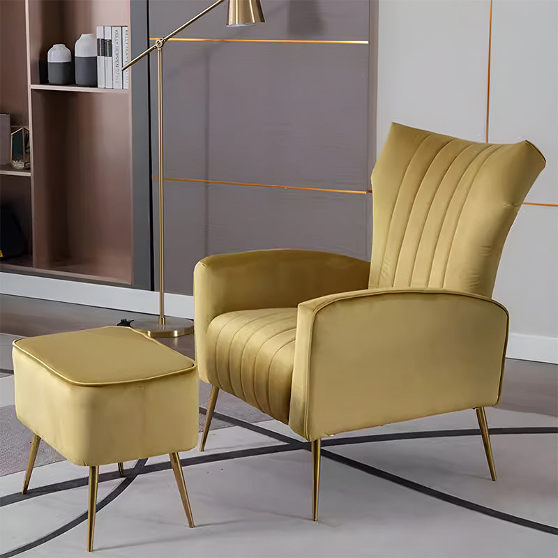 Modern Oil Wax Leather Lounge Chair – Custom Sofa for Hotel & Wedding Use