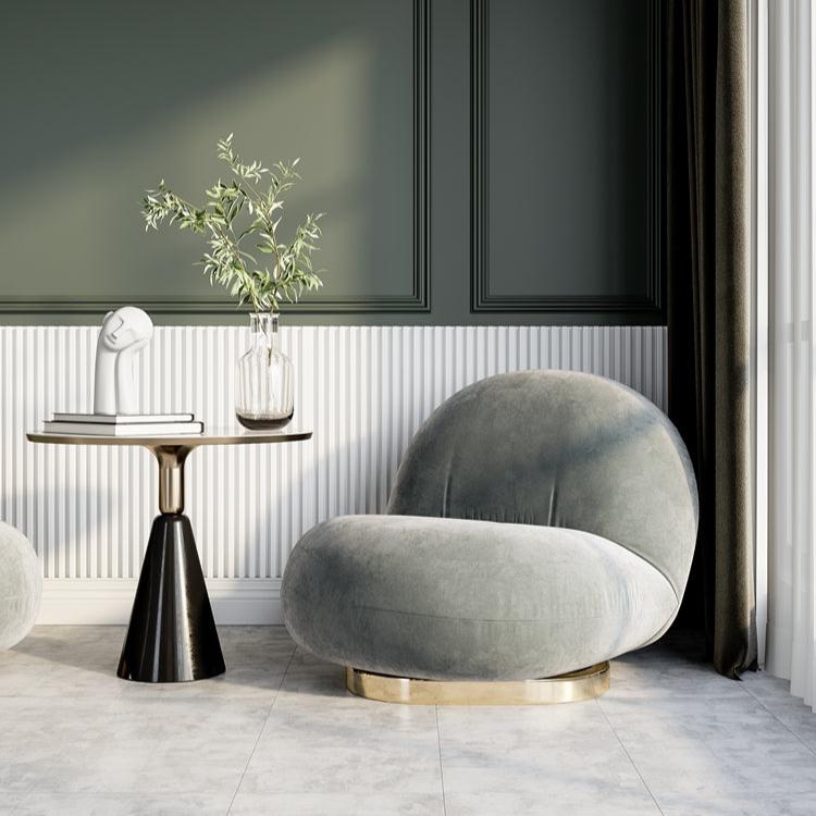 Nordic White Cloud Sofa - Cozy Fat Single Lazy Chair