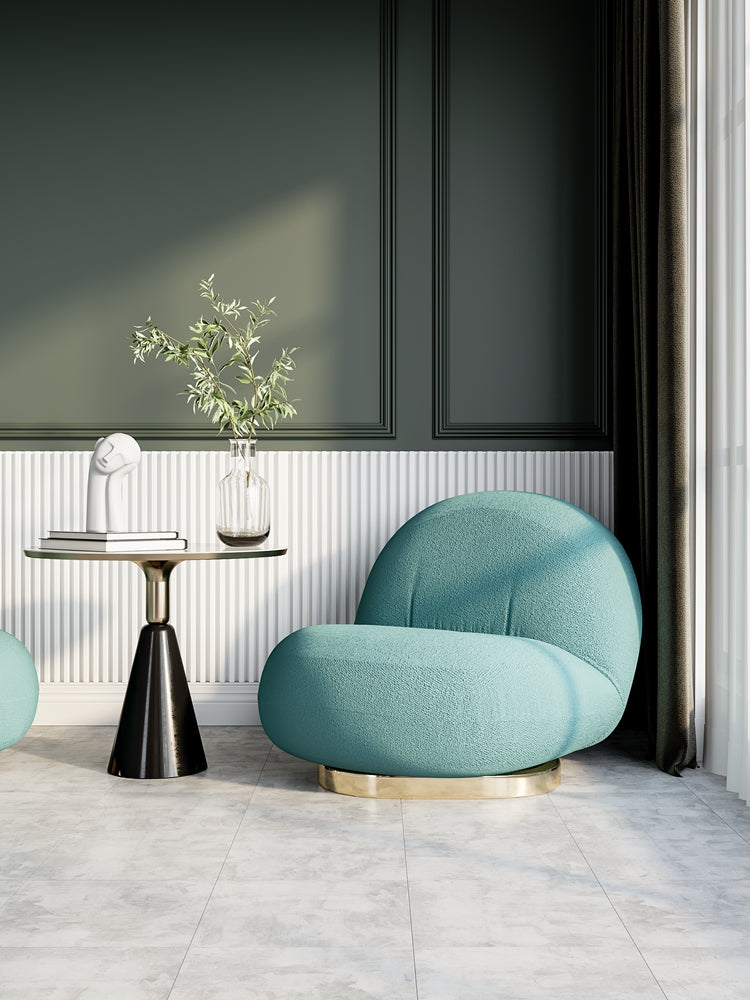 Nordic White Cloud Sofa - Cozy Fat Single Lazy Chair