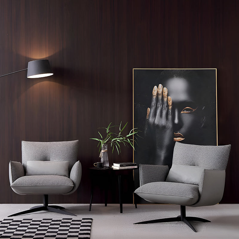 Luxury Leather Executive Office Chair – Swivel & Customizable Design