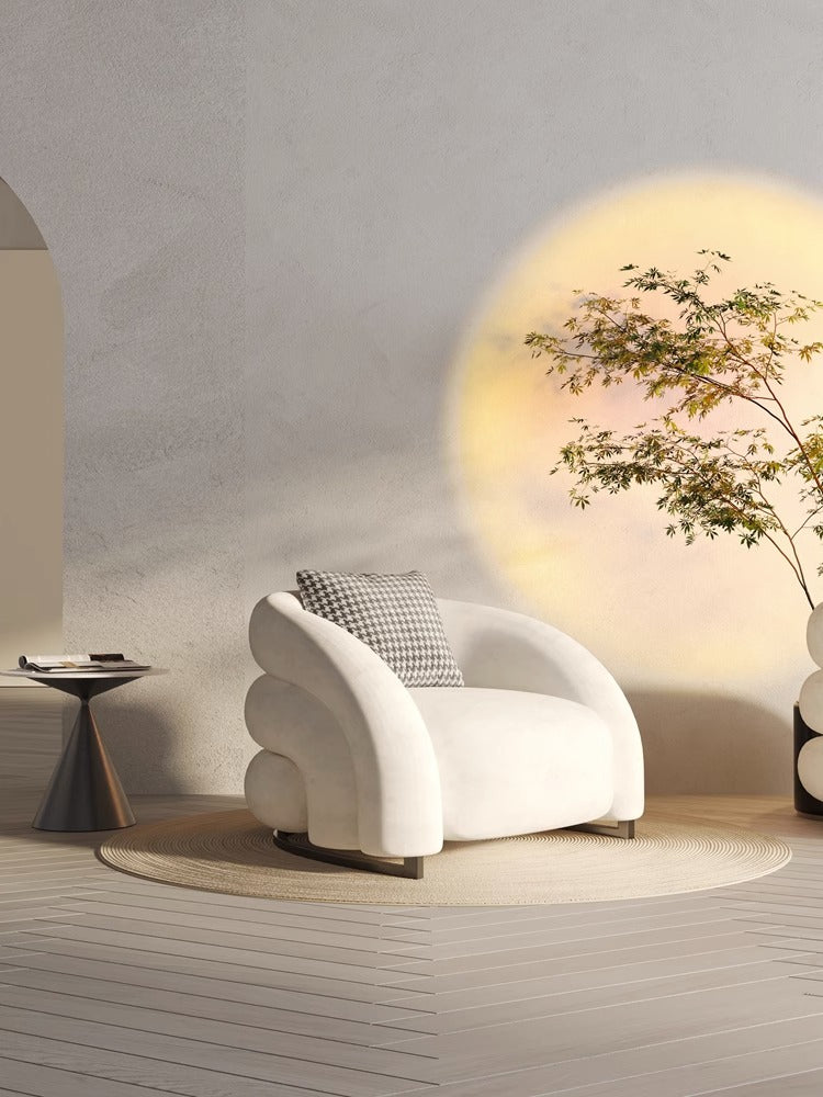 Unique Art Lounge Chair – Modern Alien Style Single Lazy Sofa