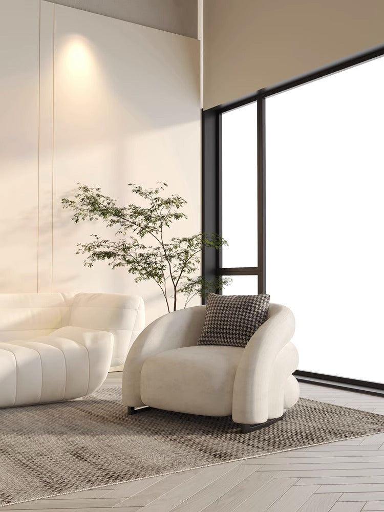 Unique Art Lounge Chair – Modern Alien Style Single Lazy Sofa