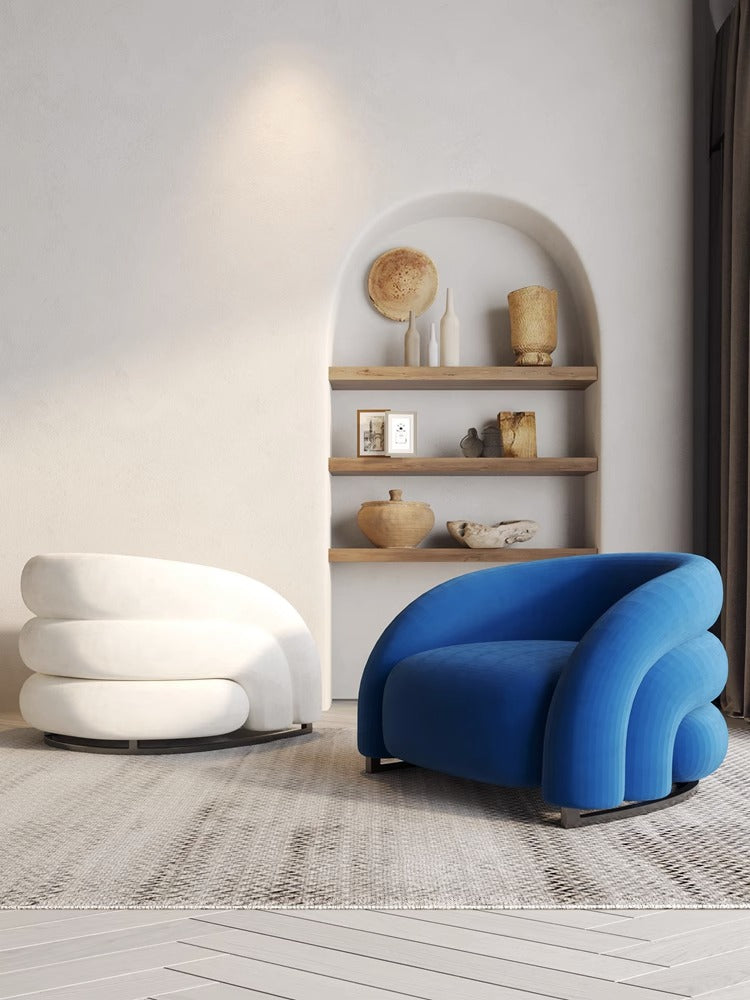 Unique Art Lounge Chair – Modern Alien Style Single Lazy Sofa