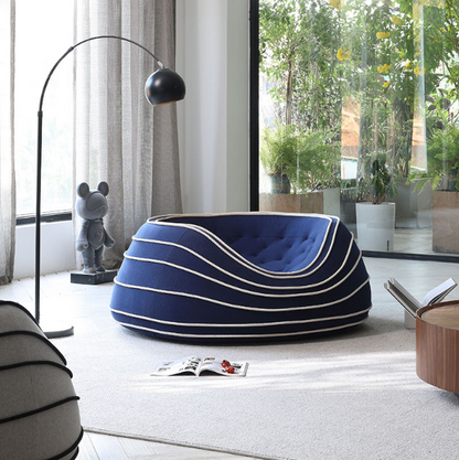 Diseño de algodón, nuevo sofá reclinable de diseño, sofá perezoso individual