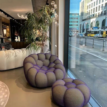 Modern Fabric Combination Sofa – Creative Luxury Lounge for Living Room