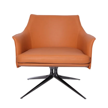 Single Sofa Living Room Furniture Modern Light Luxury Leather Chair