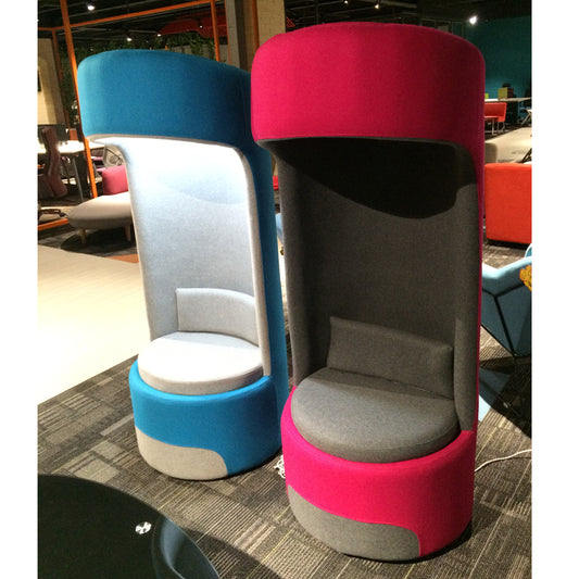 Unique Design Of Leisure Bar Chair Sofa Luxury Hotel Lounge One Person Sofa Booth