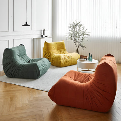 Fireside Lounge Chair – Soft Suede Lazy Sofa for Living Room or Bedroom