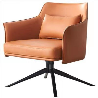 Single Sofa Living Room Furniture Modern Light Luxury Leather Chair