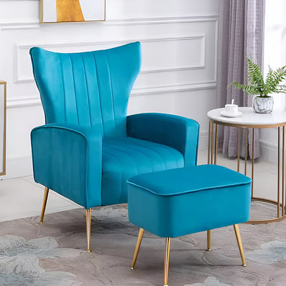 Modern Oil Wax Leather Lounge Chair – Custom Sofa for Hotel & Wedding Use