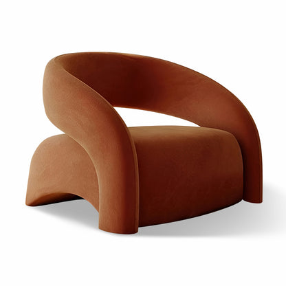 Lamb Velvet Lazy Lounge Chair – Memory Foam Nordic Single Sofa