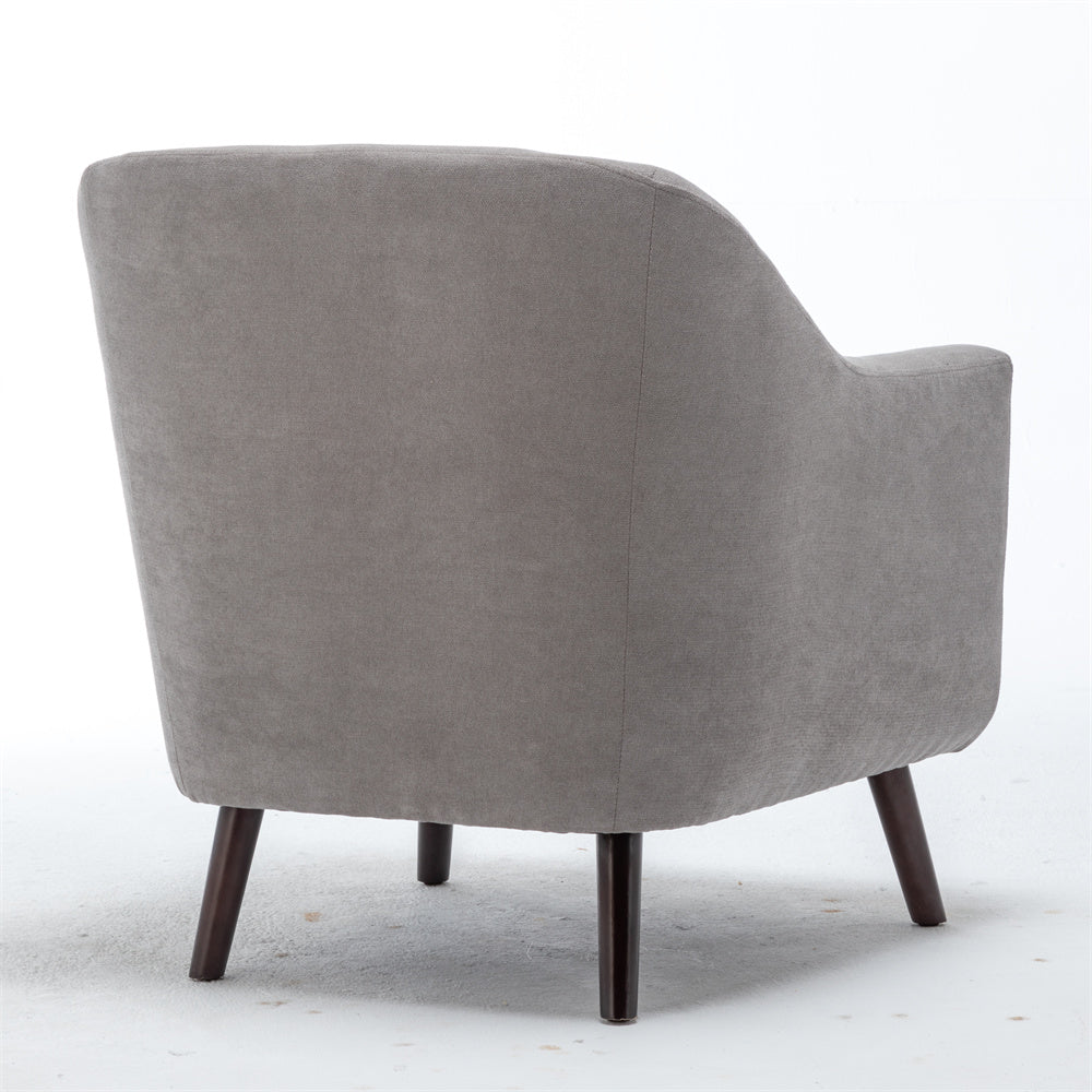 Modern Velvet Tub Armchair Upholstered Chair Single Sofa