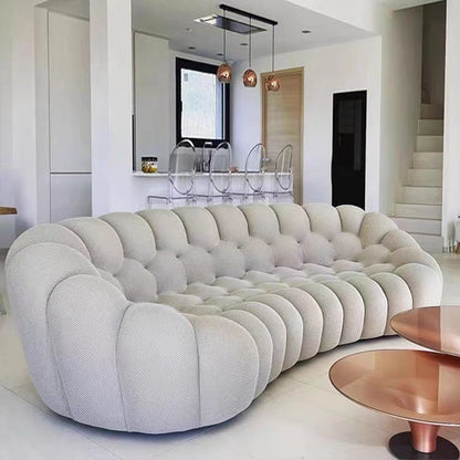 Modern Fabric Combination Sofa – Creative Luxury Lounge for Living Room