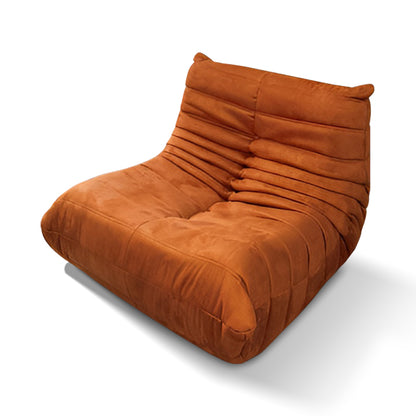 Fireside Lounge Chair – Soft Suede Lazy Sofa for Living Room or Bedroom