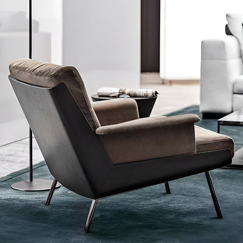 Custom Luxury Leather Chair - Modern Single Seat for Hotel & Office