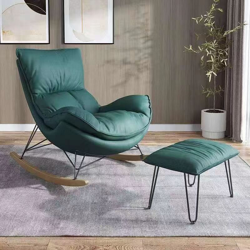 Nordic High-Grade Rocking Chair Lazy Sofa Lounger Single Sofa Household