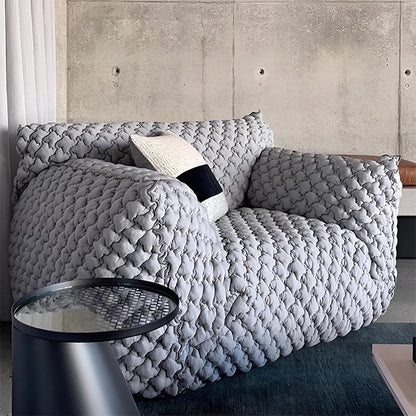 Modern Blue Fabric Lazy Sofa – Italian Minimalist Bean Bag Lounge Chair