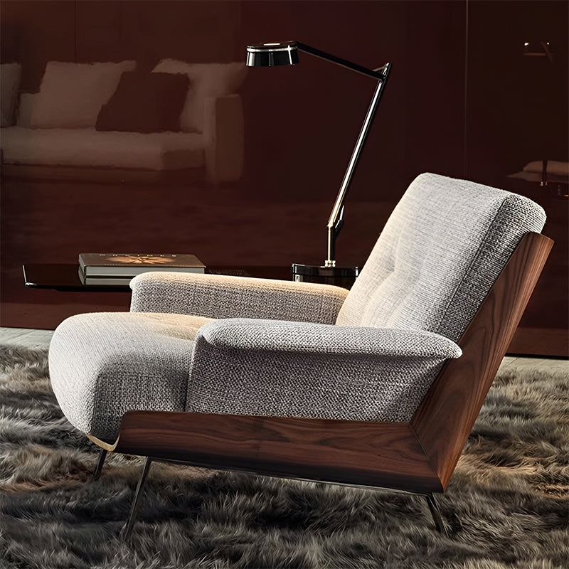 Custom Luxury Leather Chair - Modern Single Seat for Hotel & Office