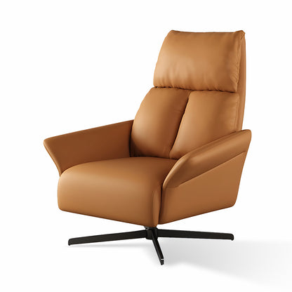 Manual Leather Lazy Chair – Modern Recliner Sofa for Home Living Room