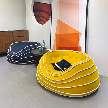 Factory Wholesale Egg Tart Chair - Custom Modern PU Foam Recliner