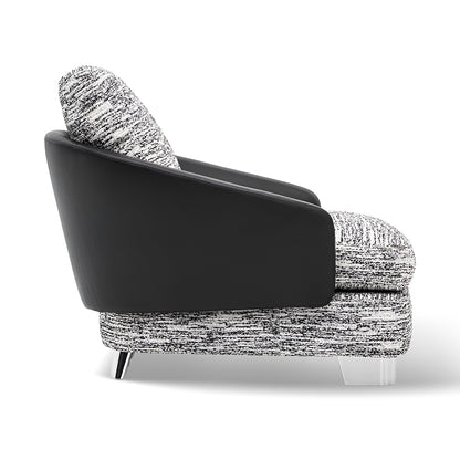 Premium Postmodern Fabric Sofa – Artistic Long Chair for Living Room & Villa
